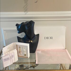Dior Miss Dior Perfume and cosmetics bag Set with Necklace